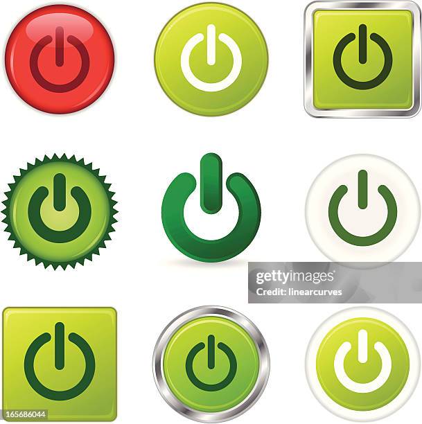 24 Onoff Button High Res Illustrations - Getty Images