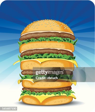 Big cheeseburger. Big cheeseburger.
