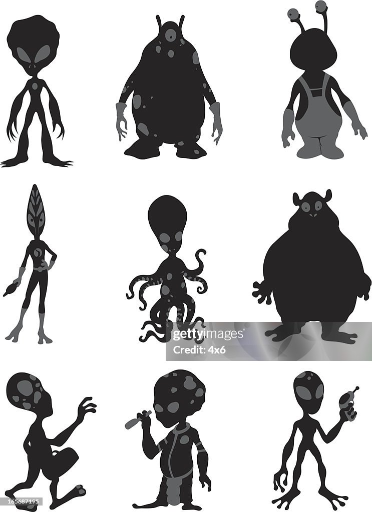Collection of aliens