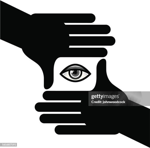 Frame Finger Reference 48 Finger Frame Icon High Res Illustrations - Getty Images