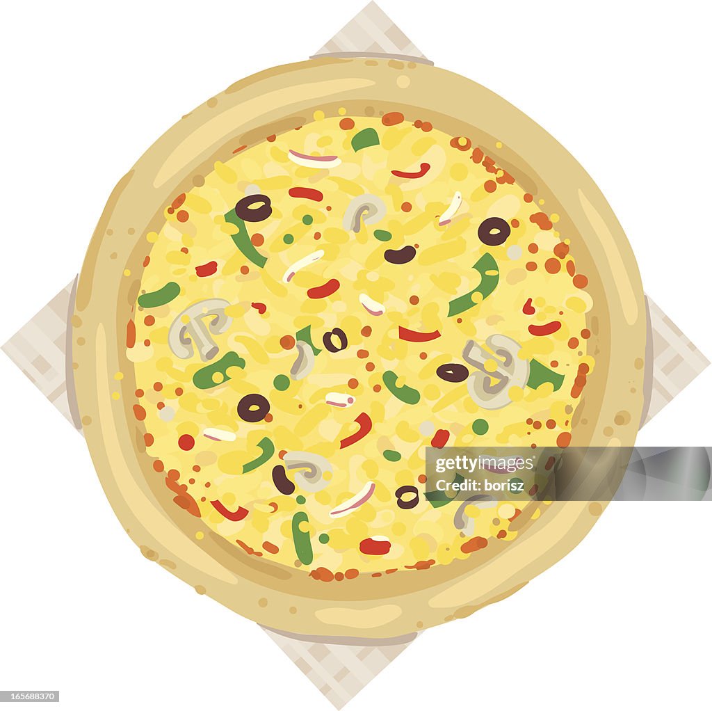 Vegetarische Pizza