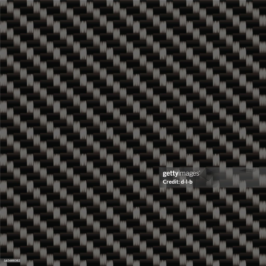 De fibra de carbono Tileable malha padrão