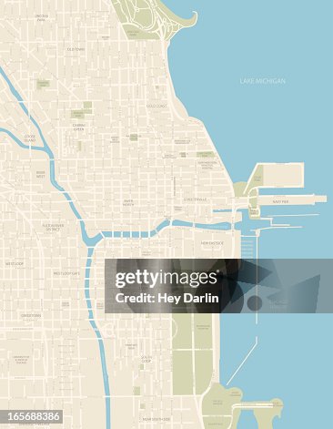 Chicago Downtown Map Chicago Downtown Map