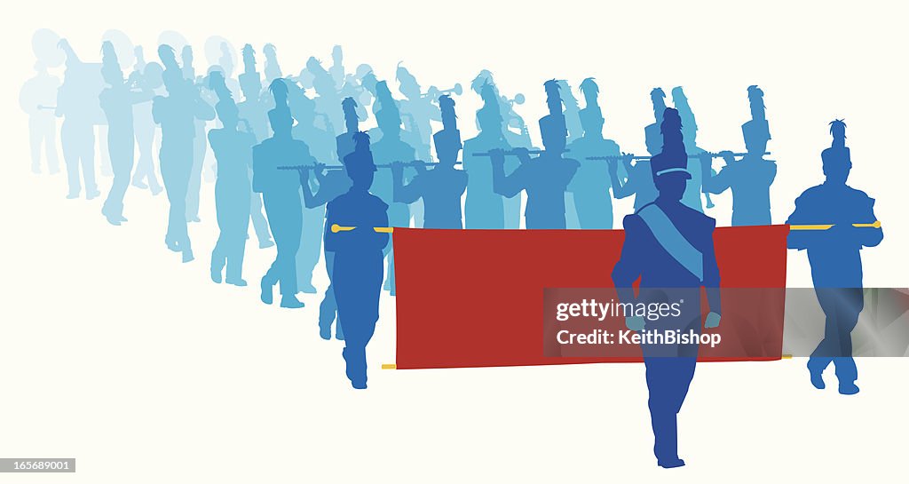 Parade Marching Band Musicians