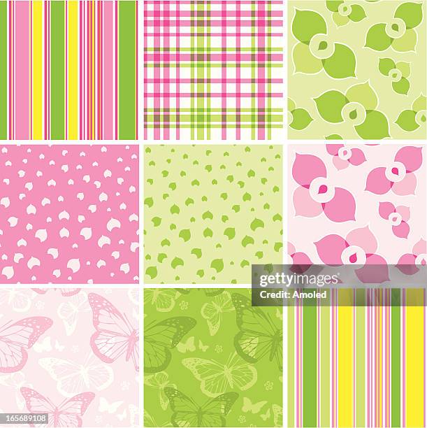 Spring Plaid Repeating Pattern Photos and Premium High Res Pictures ...