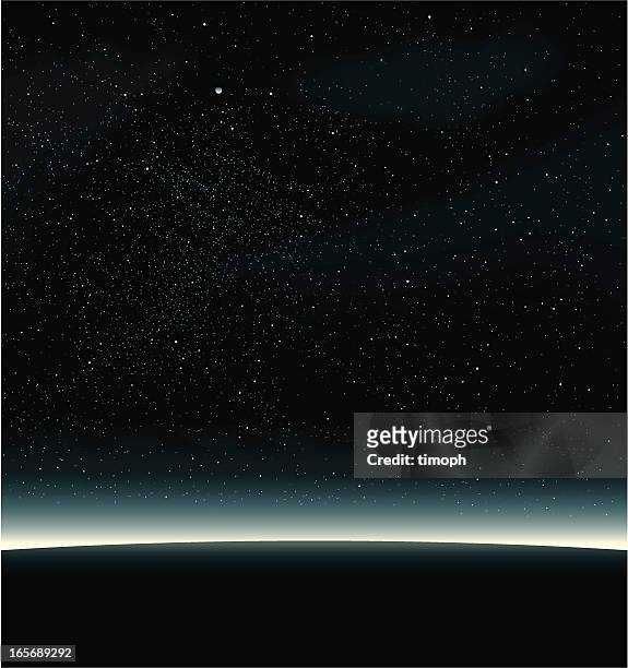 space black - galaxy background stock illustrations