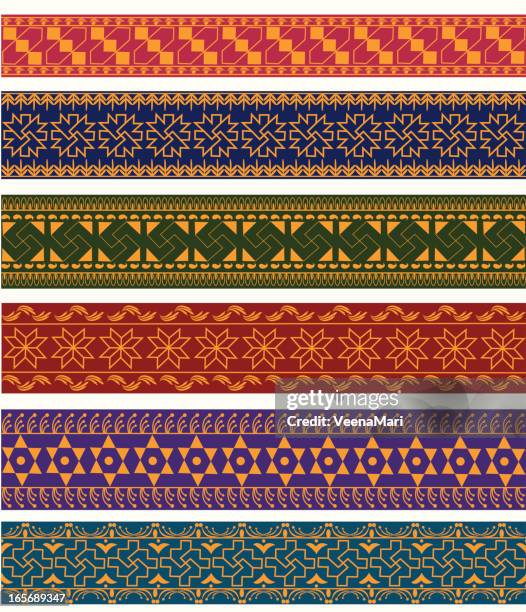 illustrations, cliparts, dessins animés et icônes de frontière design. - indian border designs