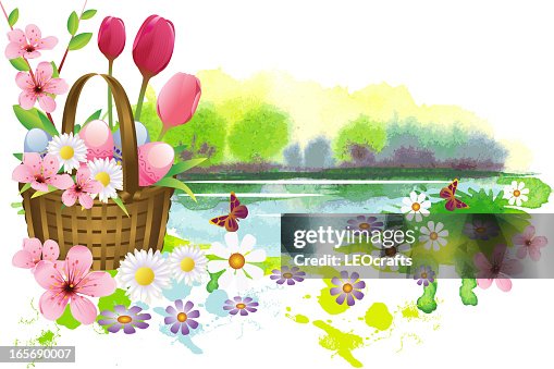 Beautiful Easter Background Beautiful Easter Background