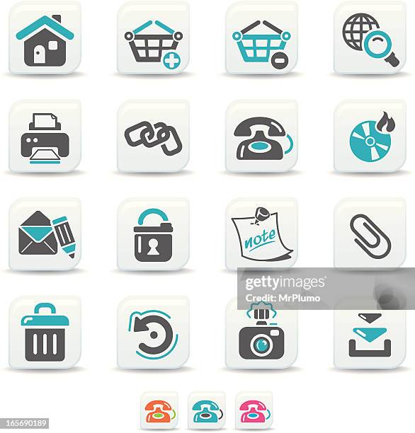 internet icons | simicoso collection - ball chain vector stock illustrations