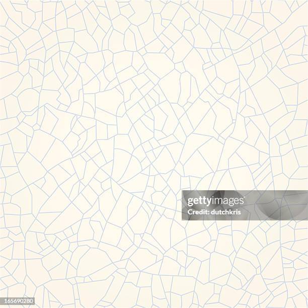 stockillustraties, clipart, cartoons en iconen met craquelure seamless pattern swatch - delfts blauw