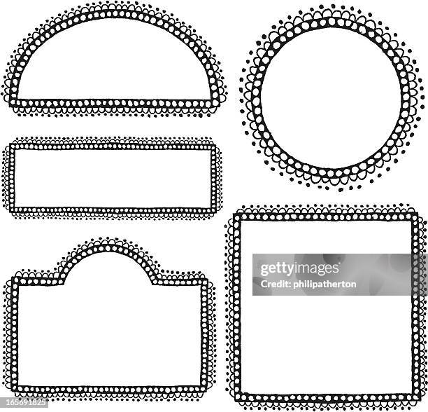 Half Patterns Border 288 Hand Drawn Half Circle Stock Photos, High-Res Pictures, and Images ...