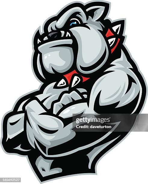 bulldog guard - bulldog stock illustrations