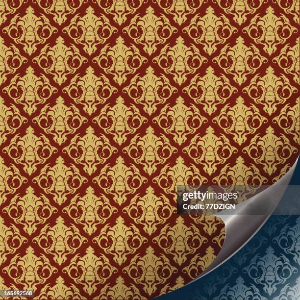 Red Rococo Background Rococo Background High Res Illustrations - Getty Images