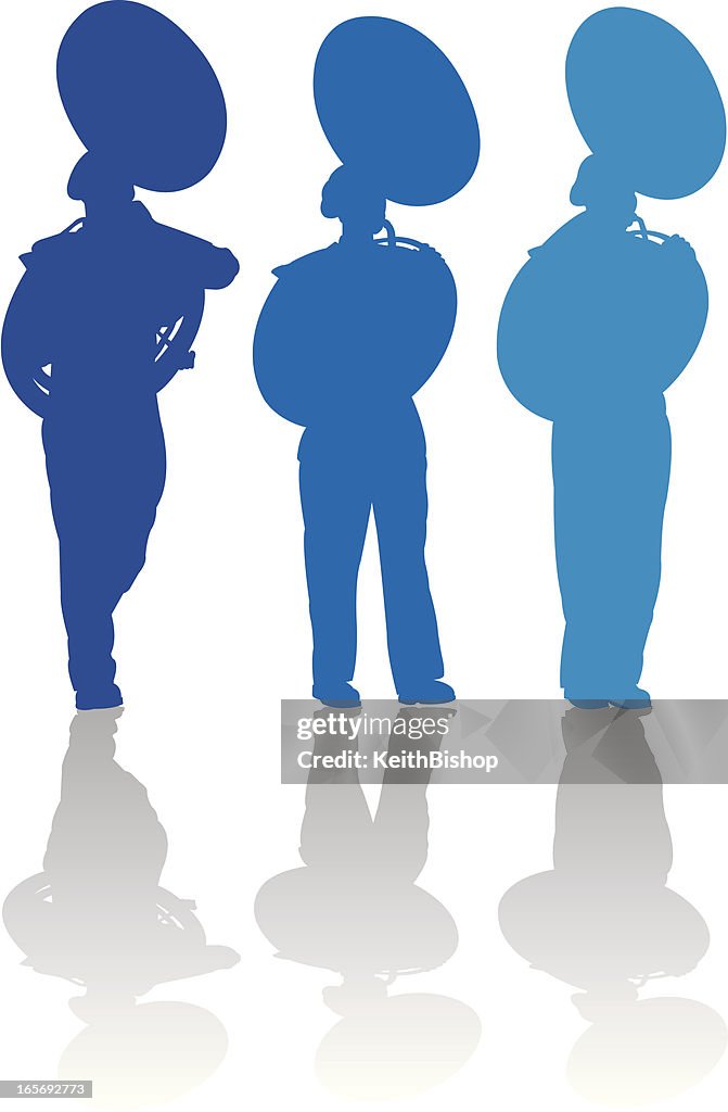 Marching Band Sousaphone Players