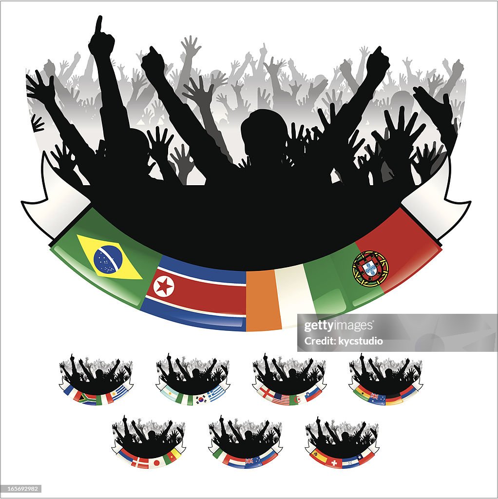 Soccer World Cup Group Emblems