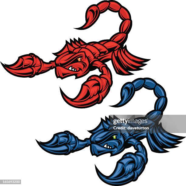 ilustraciones, imágenes clip art, dibujos animados e iconos de stock de escorpión - scorpion stinger