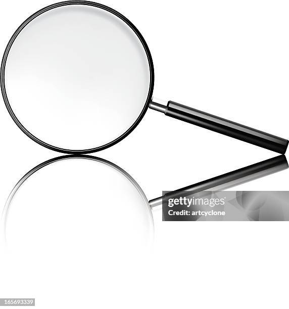 magnifying glass - clear vision vector stock illustrations