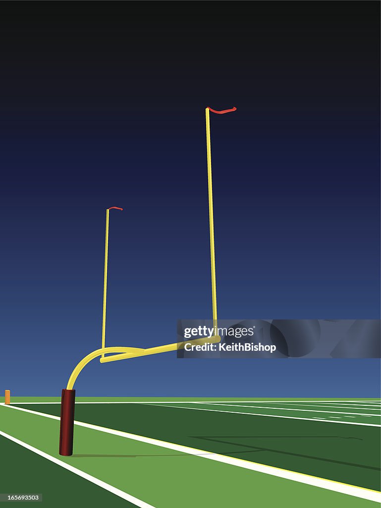 Football Goal Post Background