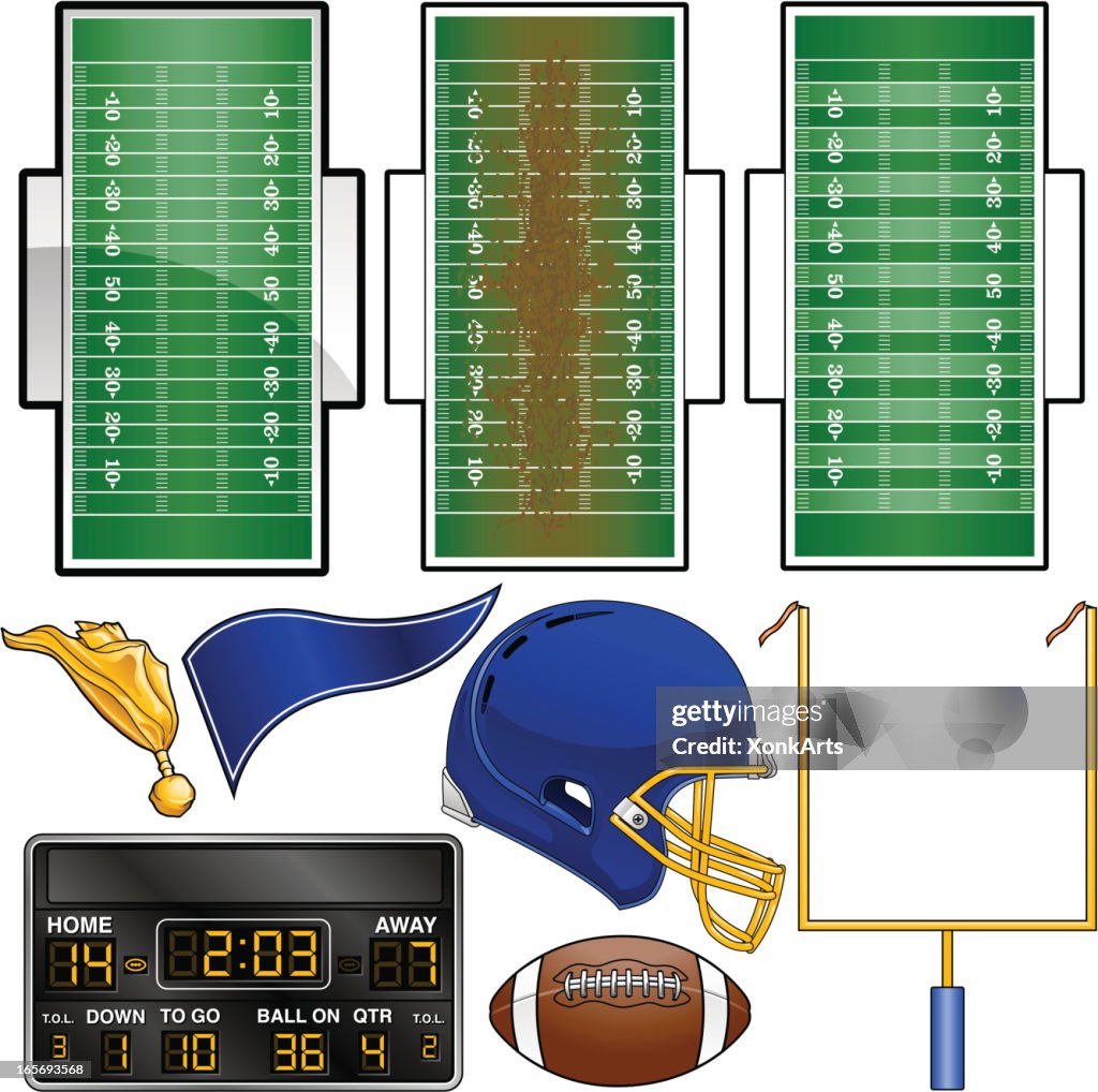 Basic Football Design Football Design Elements High-Res Vector Graphic - Getty Images