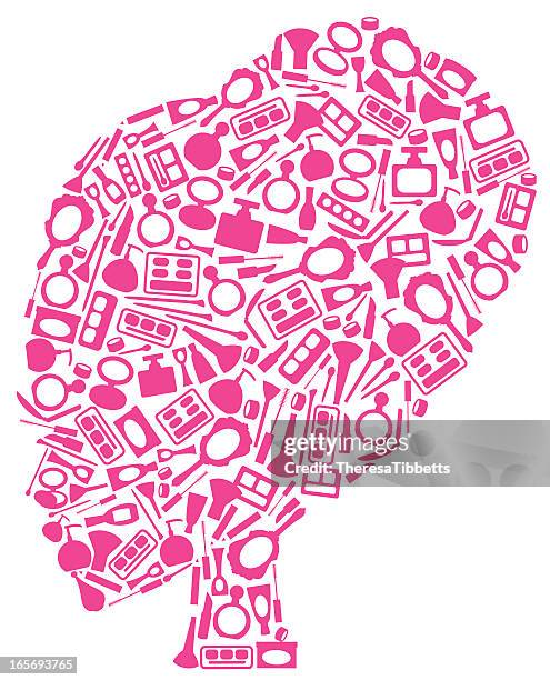 make up - side mirror stock illustrations