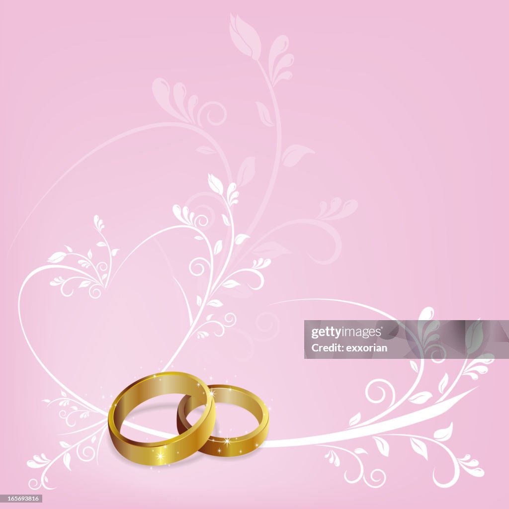 Background With Rings Wedding Rings Background High-Res Vector Graphic - Getty Images