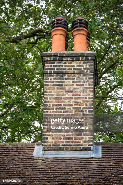 chimney pot on georgian building - cupola stock pictures, royalty-free photos & images