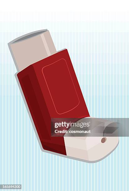 asthma inhaler - inhaler stock illustrations