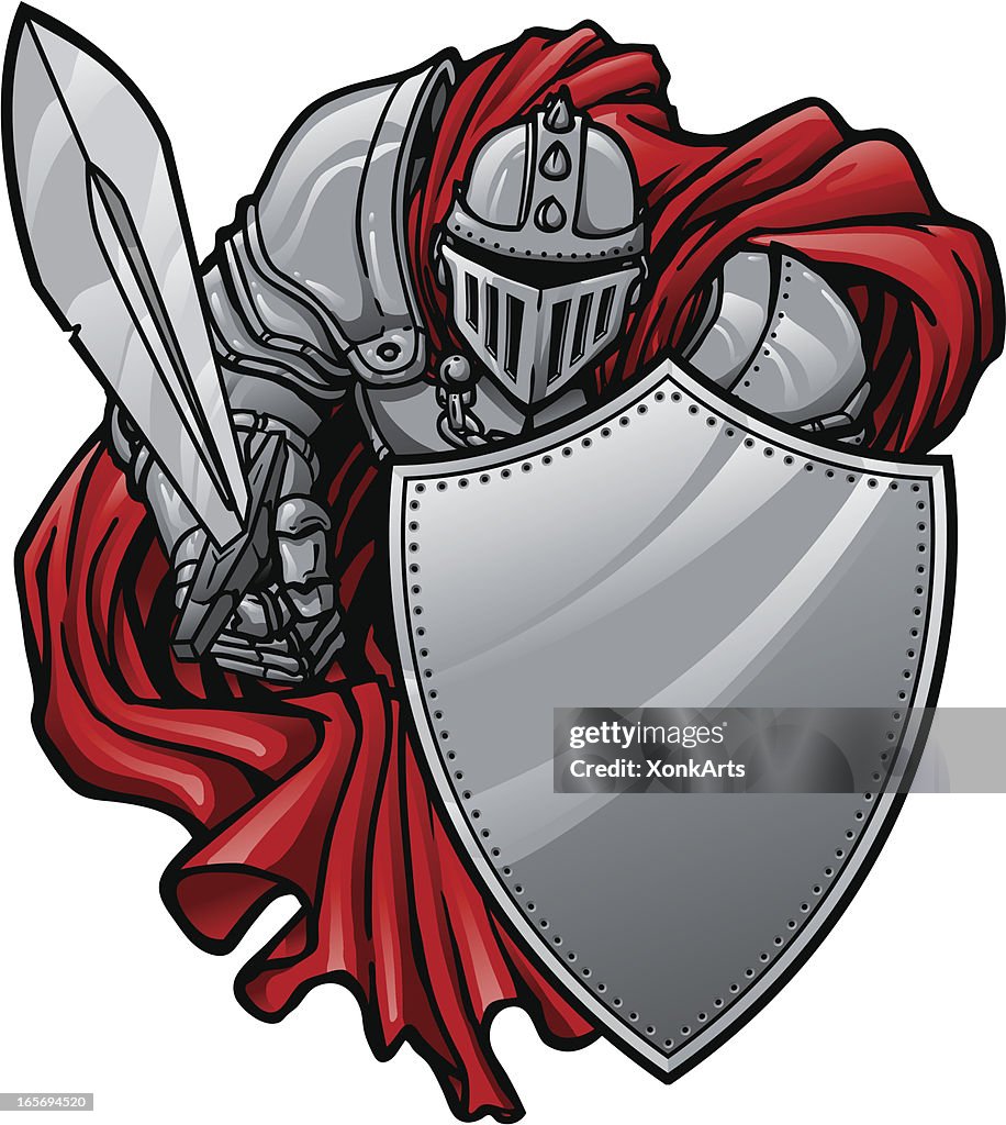 Knight Shielding Shielding Knight High-Res Vector Graphic - Getty Images