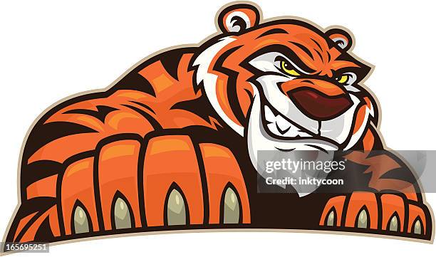 tigerstance - claw stock illustrations
