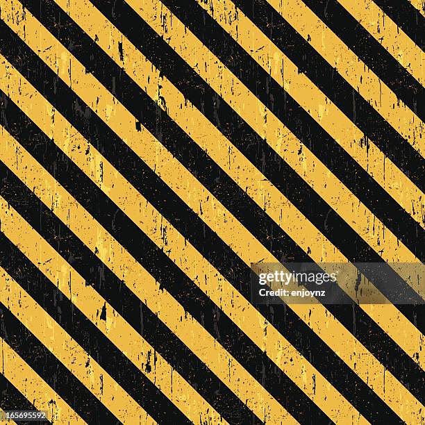 seamless danger background - yellow construction background stock illustrations