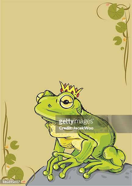 frog prince - frog prince stock illustrations