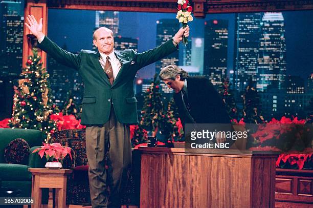Episode -- Pictured: Former football player Terry Bradshaw during an interview with host Jay Leno on December 30, 1994 --