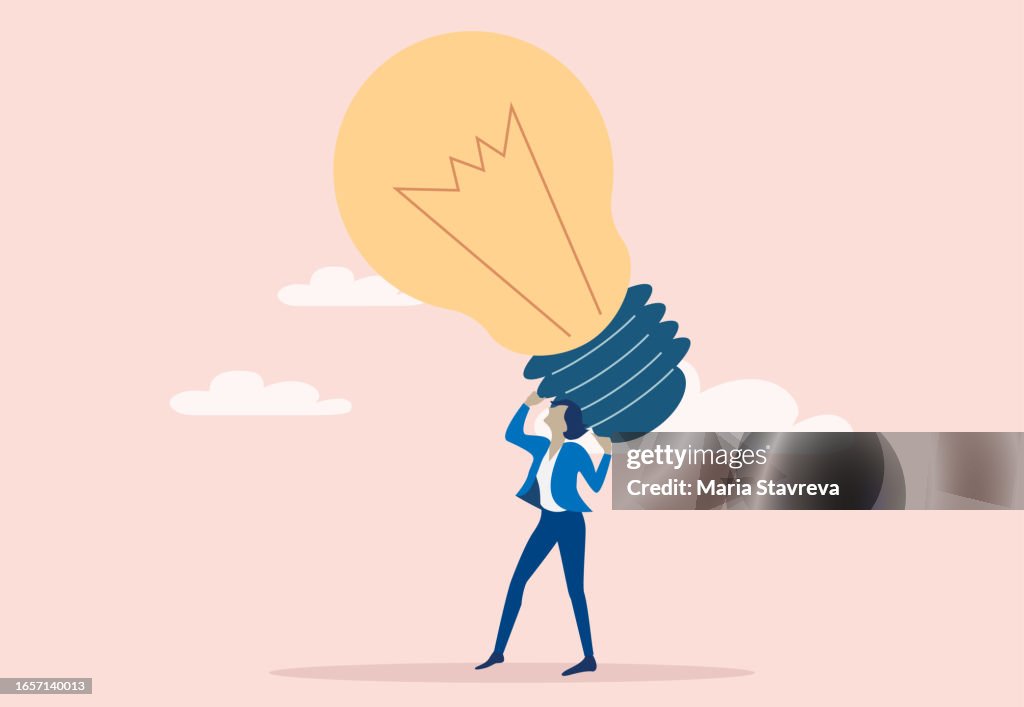 Problem Idea Innovation Big Idea Creativity And Innovation To Change Or Invent New Product ...