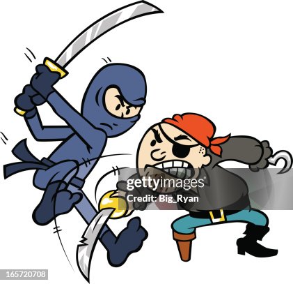 Pirate vs ninja Pirate vs ninja