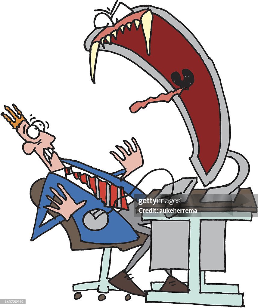 Angry Xcomouter Angry Computer High-Res Vector Graphic - Getty Images