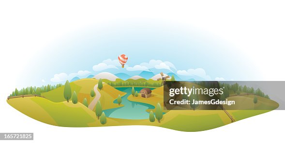 Rolling Countryside Landscape Rolling Countryside Landscape