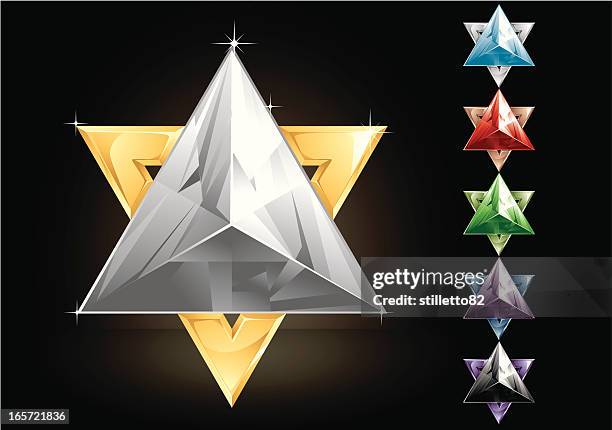 david star - ruby stock illustrations