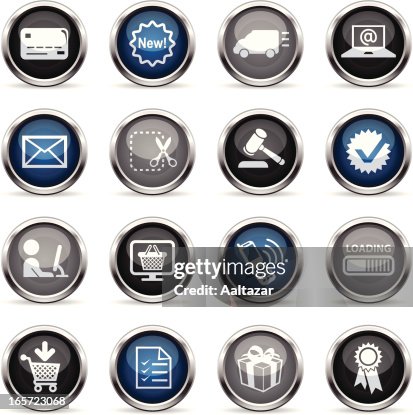 Supergloss Icons - Electronic Commerce Supergloss Icons - Electronic Commerce