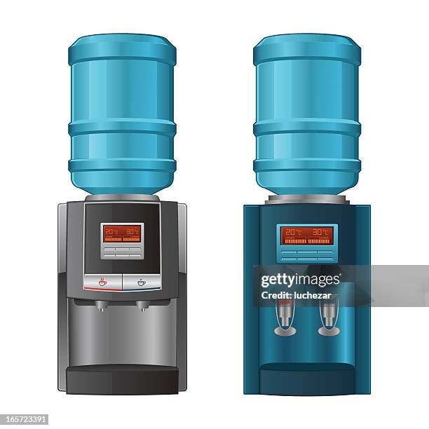water cooler - office water cooler stock illustrations