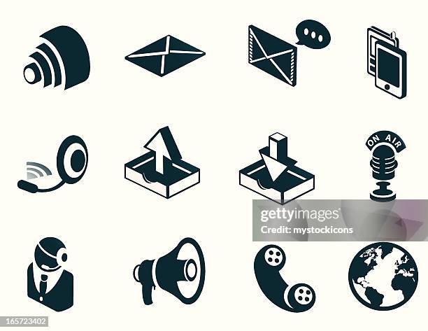 ilustraciones, imágenes clip art, dibujos animados e iconos de stock de conjunto de iconos de comunicación de internet de alta velocidad y - bluetooth signal icon
