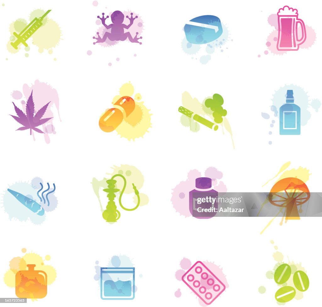 Stains Icons - Drugs