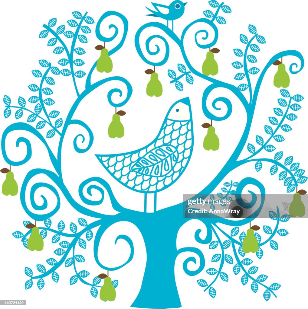 Pear Tree Vector Pear Tree High-Res Vector Graphic - Getty Images