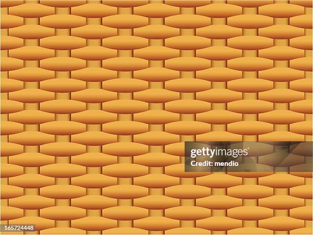 wicker texture - bamboo texture stock illustrations