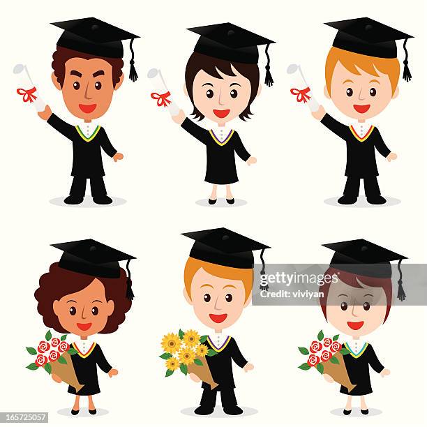 Graduation Show Cartoon 741 Graduation Cartoon Images Stock Photos, High-Res Pictures, and ...