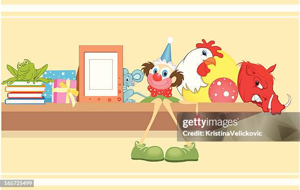 spielzeug - baby chicken stock-grafiken, -clipart, -cartoons und -symbole