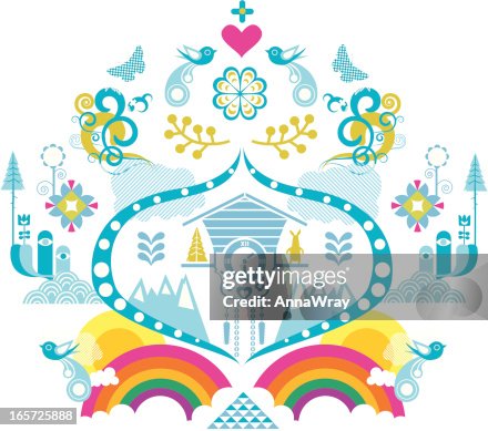 Rainbow design Rainbow design