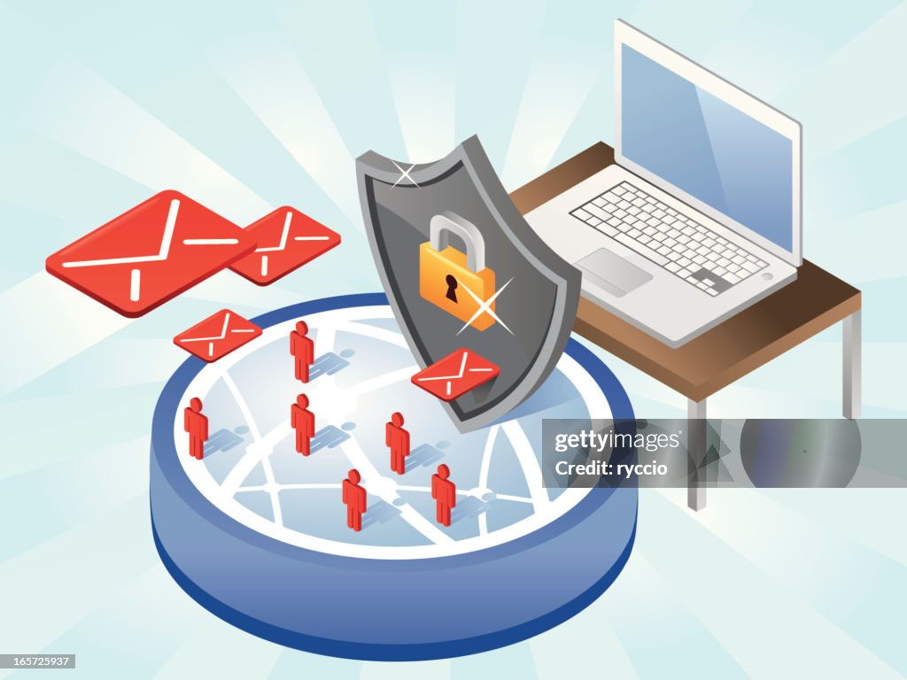 Protect Your Computer High-Res Vector Graphic - Getty Images