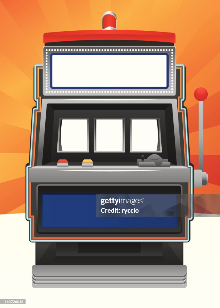 Blank slot machine