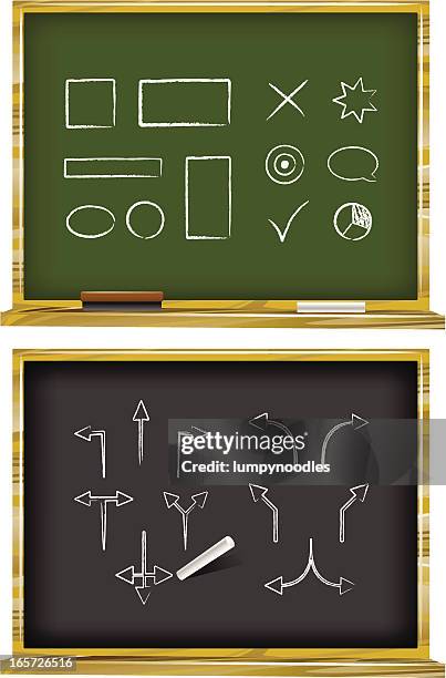 chalkboards - chalk x stock-grafiken, -clipart, -cartoons und -symbole
