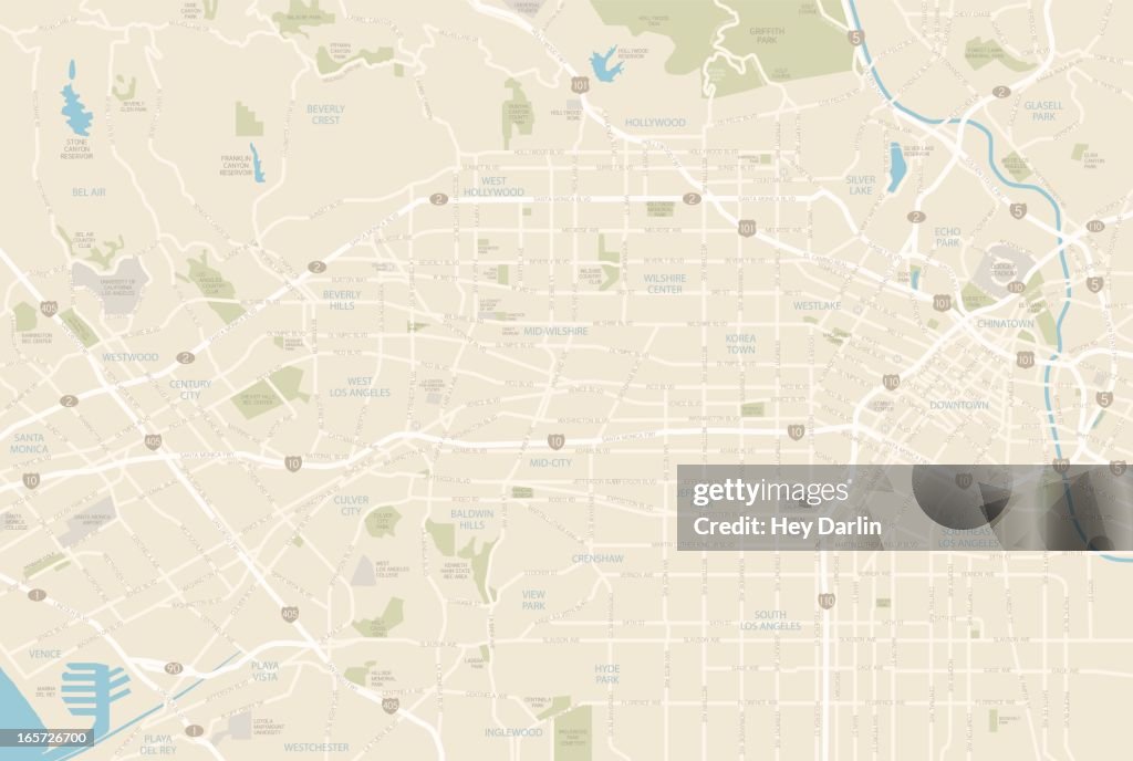 Los Angeles Map